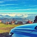 Der Rafale über dem Nebel