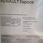 Espace Facelift 2025 Preistafel