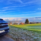 Der Rafale über dem Nebel